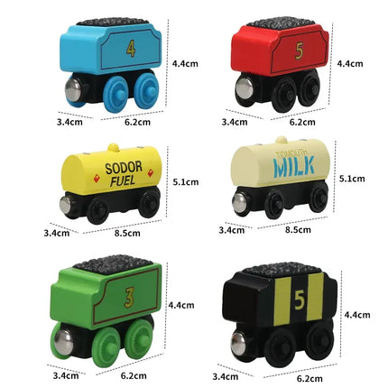 Thomas And Friends Wooden Train Pocket Toy Gorden Diesel Molley Lady Toby Rail Thomas Train Model Toy For Children Birthday Gift