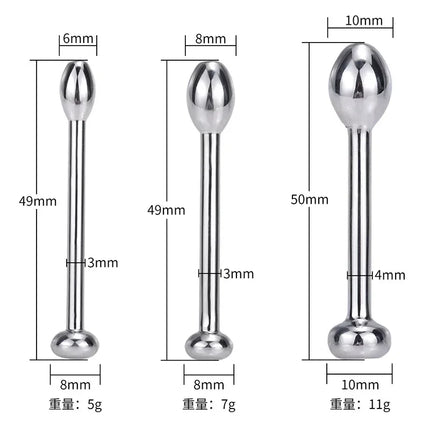 Metal Urethral Catheter Male Stainless Steel Horse Eye Urethral Plug Penis Headers Masturbator Adult SM Urethran Expander