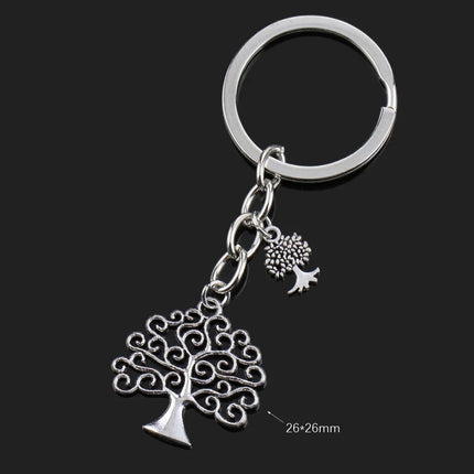 Fashion Animal Women Keychain Car Moon Cat Dog Love Heart Key Chain Friends Gift Jewelry Bag Pendant Wing Evil Eye Angel Turtles