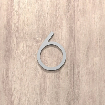 On The Door Extra Apartment Floating Exterior House Hotel Building 3D Digits Number Art Nordic Home Decor Wall Sticker Acrylic