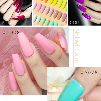 Rainbow Ghini 12pcs/set Gel Nail Polish HEMA TPO FREE Vernis Nail Gel Polish Autumn/Winter Style Supplies ins Style Nail Polish