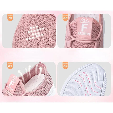 2023 Women's Casual Sneakers Summer Comfortable Breathable Platform Shoes Fashion Women Versatile Lace-up Shoe women's sneakers