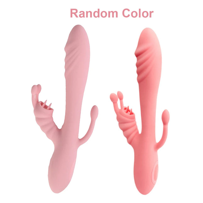 Rabbit Vibrators For Women Clitoris Lickers Vaginal Stimulator Butt Anal Plug Fake Dildos Female Masturbator Sex Toys Adult Erotic