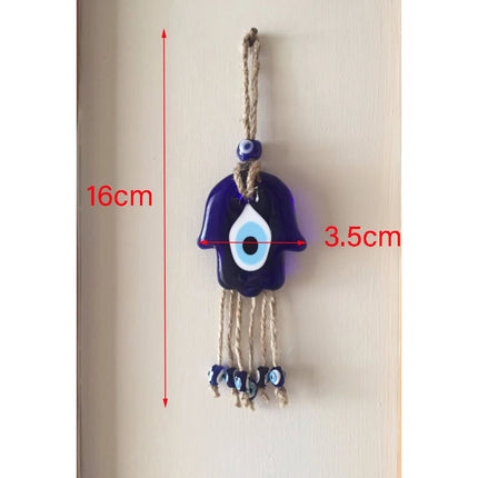 Evil Eye Wall Hanging Nazar House Protection Macrame Decor Rearview Mirror Pendant Lucky Eye Glass Evil Eye Gifts Turkish Eyes