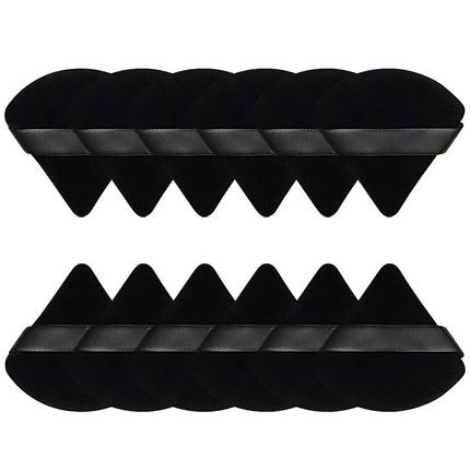 Powder Puff Face Triangle Makeup Sponge for Loose Powder Setting Powder Velour Foundation Blender Sponge Beauty Makeup Tool