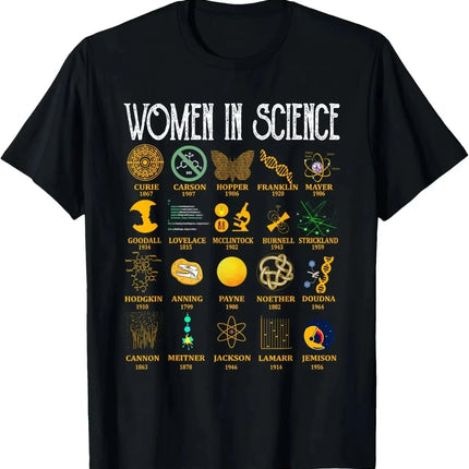 Quantum Physics Student Science T-Shirt Custom Printed Graphic T Shirts Women's T Shirt Camiseta Casual Short Sleeve