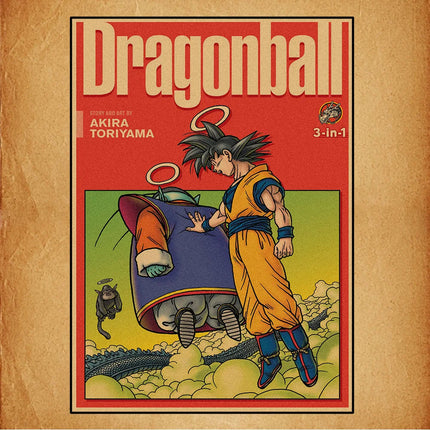 Japanese Surrounding Anime Retro Dragon Ball Poster Goku Gohan Vegeta Piccolo Friza Canvas Painting Print Wall Art Children Gift