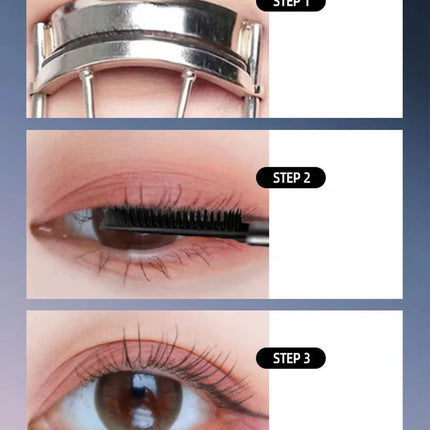 Eye Black Long Curly Durable Non Smudging Non Peeling Waterproof and Sweat Resistant Eye Black Lengthens Eyelashes Black Mascara