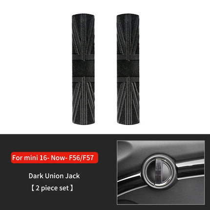 Car Door Handle Decoration Leather Sticker For Mini Cooper JCW F56 F60 F55 F54 R56 R60 R55 Countryman Car Interior Accessories