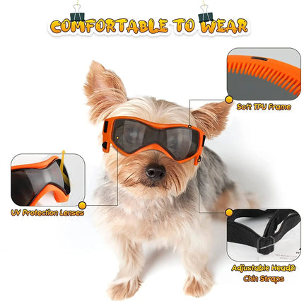 UV Protective Goggles for Dogs Cat Sunglasses Cool Protection Eyewear for Small Medium Dogs Outdoor Riding Pets Accessorie