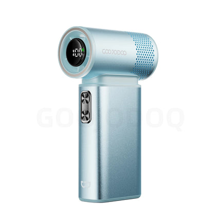 GOOJODOQ Ultra High Speed 5 in1 Multifunction Fan 100 Gear Wind Mini Fan with Emergency Light and Power Bank