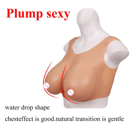 Eyung Crossdressing Shemale Boobs Fake Silicone Breast Huge Boob B-S Cup Drag Queen Crossdress Shemale Cosplay Artificial Breast
