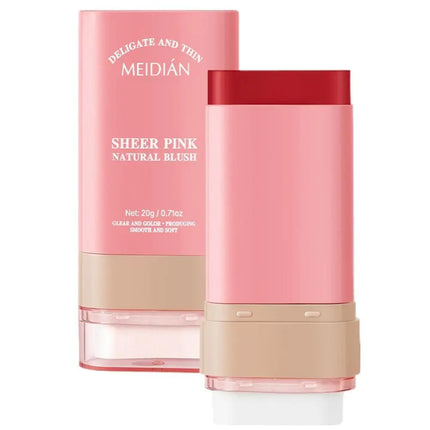 MEIDIAN Matte Blush Cream 20g Nude Three-color Waterproof Smudge-proof Lightweight Breathable Multi-purpose Cushion Blush Stick