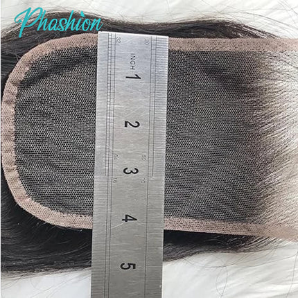 Phashion 4x6 2X6 Real HD Lace Only Deep Parting Straight Hair Ultra-thin Swiss Lace Closure Tiny Knots 100% Human Hair On Sale