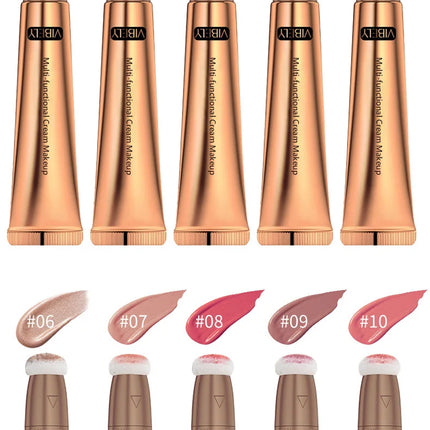 VIBELY High-gloss Concealer and Contouring Stick, brightening, three-dimensional, slimming face, Shadow Blush, multi-functional