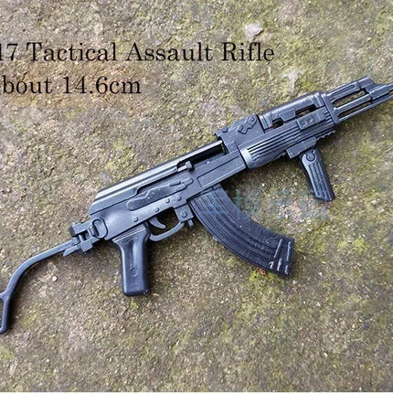 1/6 AK47 G36  TAVOR Assault Rifle Light Machine Gun PKP M240 RPK74 Plastic Assemble Model Kit Soldier Weapon Boy Toys