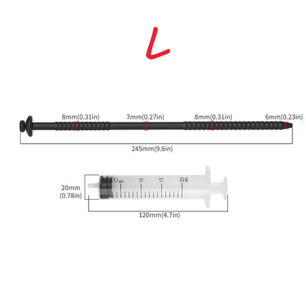 Silicone Penis Plug Sounding,Urethal inserts Men,Uretral Urethral Dilation Catheter With Syringe,Urethra Dilator,Sex Toy for Man