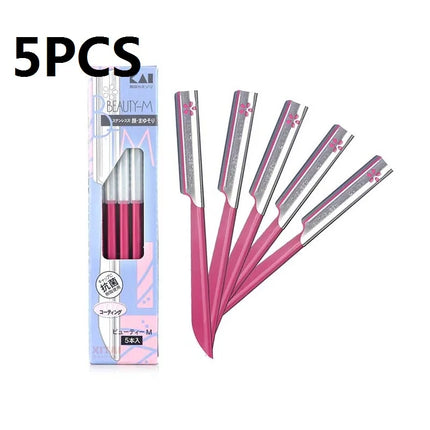 3/5pcs Eyebrow Epilator Sets for Women Makeup Beauty Eyebrows Hair Removal Styling Tool Steel Blade Facial Sourcil Razor Trimmer