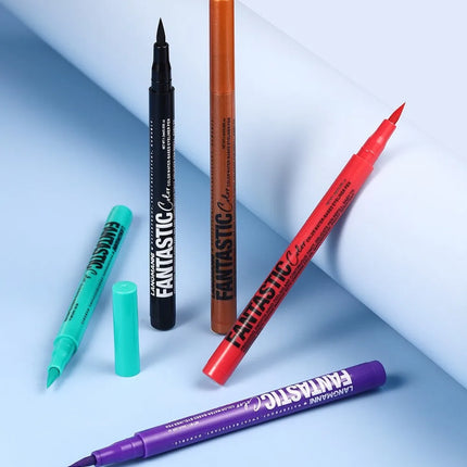 12 Colors Water-based Eyeliner Liquid Matte Red Quick-Drying Smudge-Proof Smooth Eyeliner Pen Long-Lasting Eyes Makeup Cosmetics