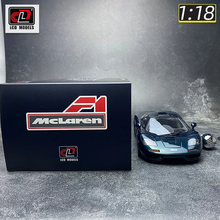 LCD model 1:18 NewS FOR McLaren F1 XP5 alloy car model sports car static display piece holiday gift collection for friends