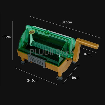Manual Food Chopper for Chili Green Onion Coriander Garlic  Hand Crank Design Efficient Kitchen Tool