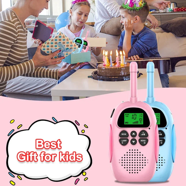 2PCS Children's Wireless Phone walkie talkie Portable Parent Child Interactive 3KM Long Range  walkie talkie Toys Phone Gifts