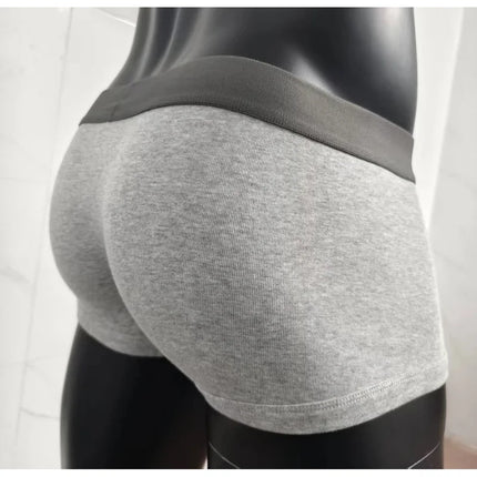 2026 Cotton Men's Boxer Briefs with Large Pockets, Comfortable and Hot-Selling Men's Sexy Underpants.