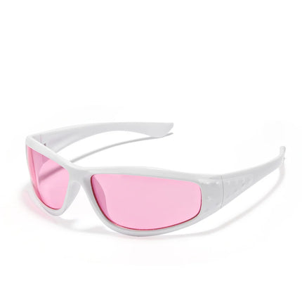 Y2K Sunglasses Men Women Color Hollowed Outdoor Driving UV400 Sunglasses Girls Net Red Hip Hop Gothic Women Sun Glasses 2025 Hot