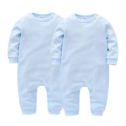 1/2 PCS/LOT Newborn Baby Sleepwear Solid Cotton Unisex Infant Boys Rompers Onesies White Black Toddler Girls Overall Roupas Bebe