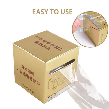 3/1Rolls Tattoo Clear Plastic Wrap Preservative Microblading Film for Permanent Makeup Eyebrow Accessories Beauty Tool for Salon