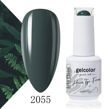 Arte Clavo Colourful Gel Nail Polish Nail Art Gel Varnishes Macaron Color Nail Semi Permanant Soak Off LED UV Gel Nail Varnishes