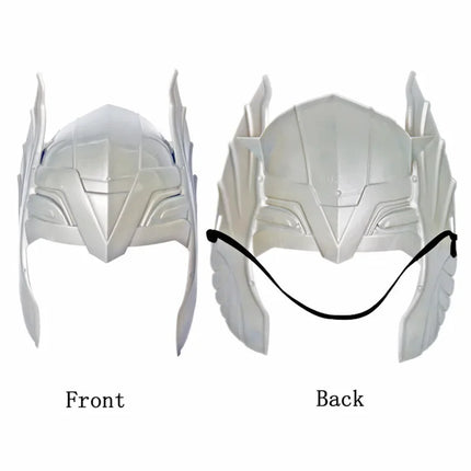 Movie The Avengers Alliance LED Glowing And Sounding Thor's Hammer Light Mask Thor Action Figures Cosplay Kids Halloween Gift