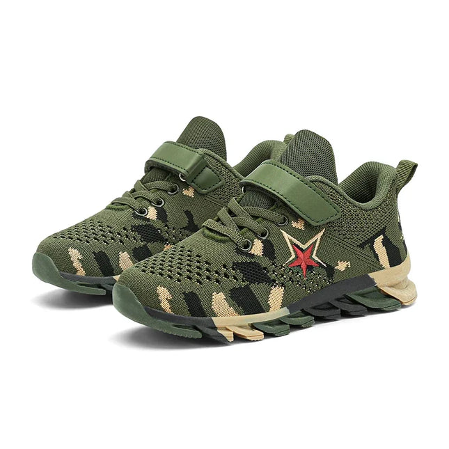 New Children Sneakers for Boys Mesh Breathable Running Sports Shoes Fashion Leisure Trainers Kids Walking Size 29-39