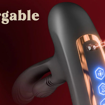 Anal Vibrator Prostate Massager with Cock Ring Buttplug Stimulator with 10 Kneading & 10 Vibrating Modes Sex Toys for Men Gay