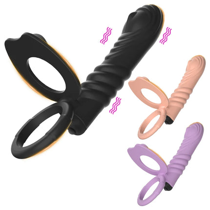 Penis Cover Ring Vibrators Anal Beads Dildo Butt Plug Male Prostate Massager Female Vagina Anus Stimulator Adults Sex Toys Shop