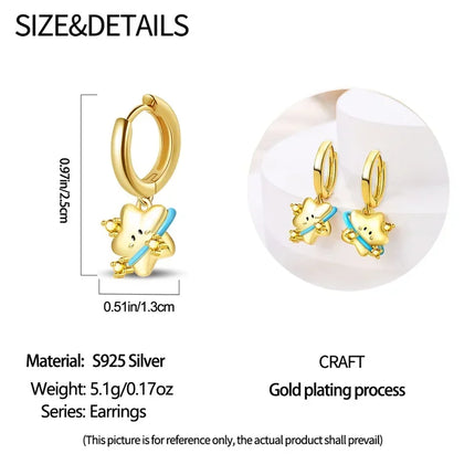 925 Sterling Silver Gold Pearl Hoop Earrings Pave Large Circular Shape Earring Gift for Women Jewelry Anniversary Wedding