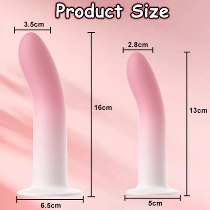 Beginner Dildo with Strong Suction Cup Vaginal  G-spot Stimulator & Male Prostate Massager  Adult Sex Toys for Couples Lesbian