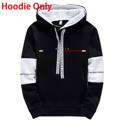 Paris Fashion Printed Men's Set/Hoodie/Pants Fall Daily Casual Sports Jogging Suit Urban Street Trend Pullover Sweatpants Outfit