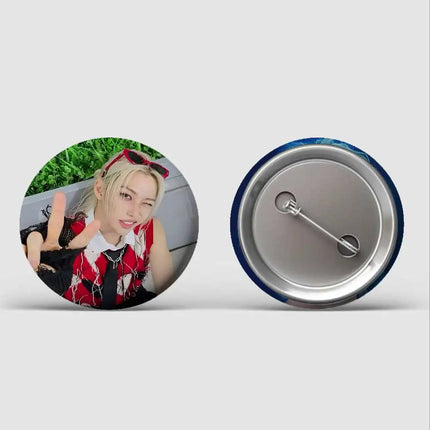 I-FelixS Cool Badges Badges Cartoon Round Brooches On Backpack Jacket Acrylic Button Pins Collection Gifts