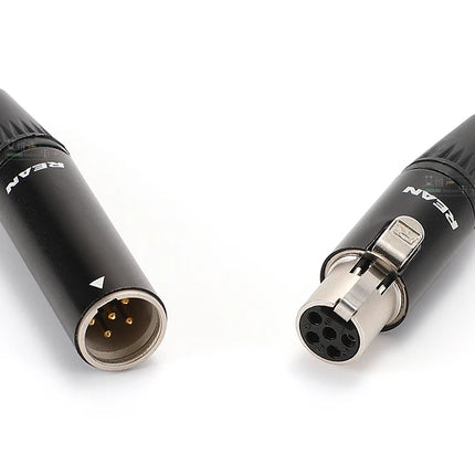 Tiny XLR Cable Connector Male Female 3 4 5 Pin Mini XLR Plug/ Male Socket RT5MP  Wireless Bodypack Headphone Microphone Jack