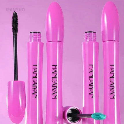 Colorful Silk Mascara Waterproof Lasting Mascara Yellow Black Cream Thickening Lengthening Curling Smudge-Proof Makeup Cosmetic