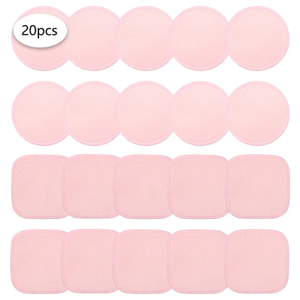 10 /20/30 Reusable Makeup Remover Pads, a Gentle Facial Cleansing Sponge Suitable for All Skin Types, Odorless, Beauty Tool