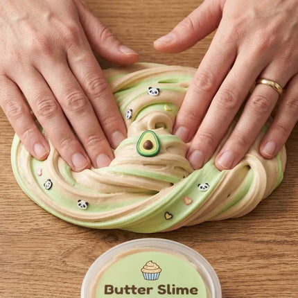 Creative Cultivation Butter Fluffy Slime Kit Hands-on Ability Safe Crystal Slime Tortoise Dinosaur Slime Crystal Puree Gift