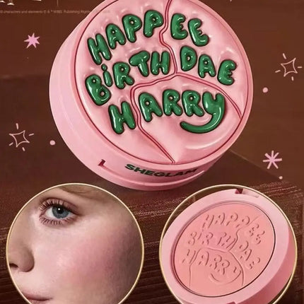 Cute Blusher Peach Milk Pink Cream 3D Embossed Girl's Blush Natural Cheek Tint Brighten Waterproof Matte Face Contouring Blush