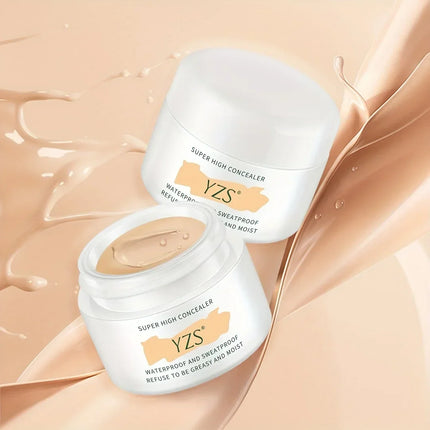 Concealer Cream Waterproof Full Coverage Concealer for All Skin Tones Tattoos Scars Dark Circles Acne Spots Foundation Makeup