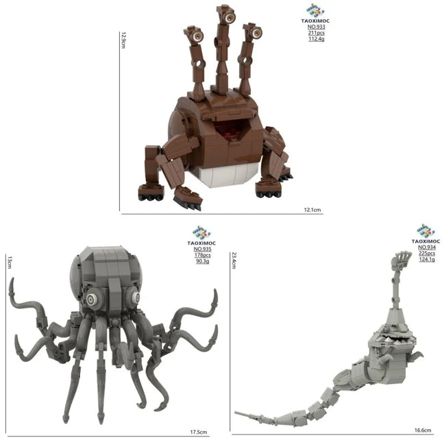 2026 New Subnautica Building Blocks Bloop Sea Monster El Gran Maja The Sea Eater Chost Leviathan Subnautica Bricks Toy Fans Gift