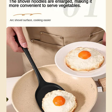 1/10PCS Food-Grade Silicone Kitchen Tools Set, Heat-Resistant Slotted Spoon for Non-Stick Cookware & Hot Pot, Multi-Use Strainer