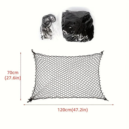 1pcs Car pet barrier net, elastic band material,adjustable telescopic net,car pet barrier net,rear seat dog obstacle safety net
