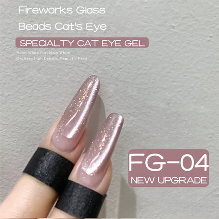 MIANEL 12ML 2026 New Tyndall Cat Eye Gel Nail Polish Flash Whitening Small Light Bulb Crystal Nail Polish Pink Nails 1-5pcs
