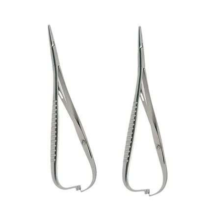 3PCS Dental Orthodontic Elastic Placement Ligature Tie Holder Mathieu Extra Fine Beak Ligation Ring Hemostatic Forceps Dental